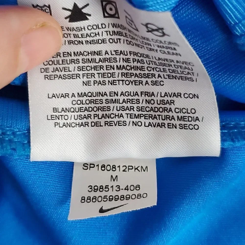 Nike Men's Core Athletic Training Shorts Bright Blue 398513-406 Size Medium